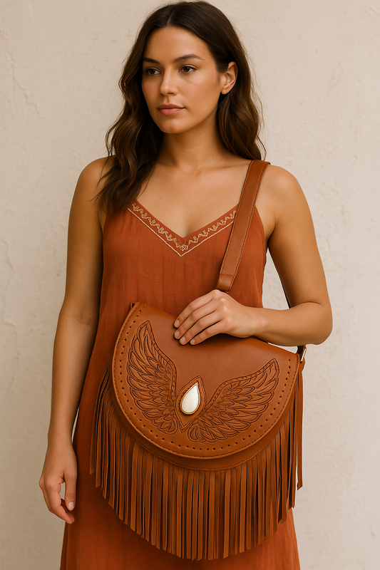 The Ember Fringe Crossbody